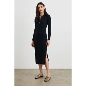Rails Brigitta Women’s Polo Sweater Midi Dress size XL Cotton Silk NWT